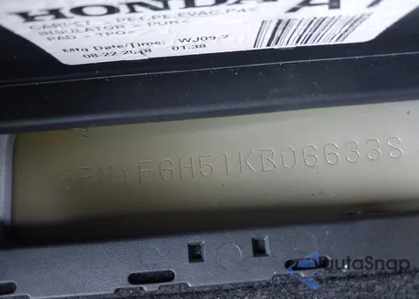 2019 Honda Pilot Ex-L из США, поврежденный, VIN 5FNYF6H41KB016286